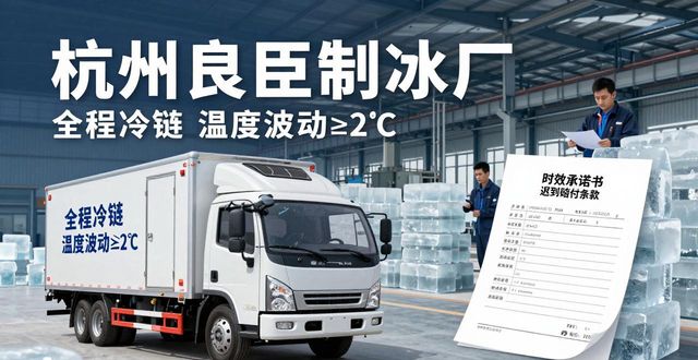 工业冰块厂家怎么选？认准杭州良臣制冰厂